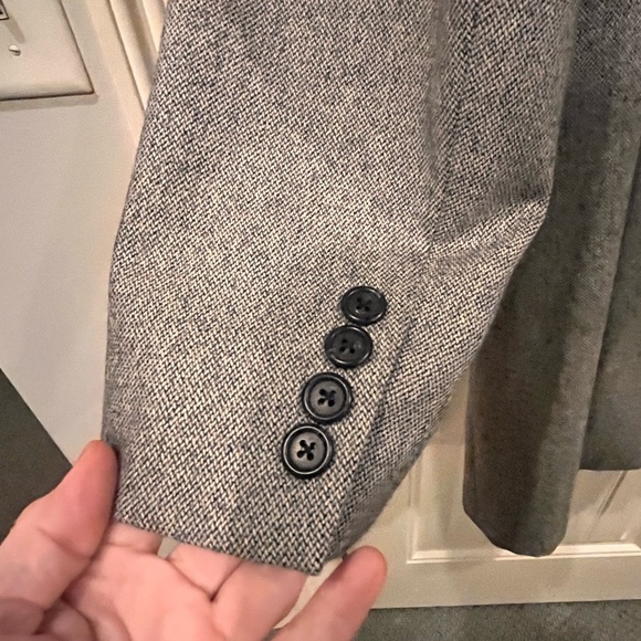 Lauren Ralph Lauren Vintage Sz 10 Long Jacket Leather Trim Wool Polo Preppy EUC - Picture 6 of 13